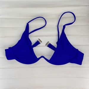 Blue Bikini Top